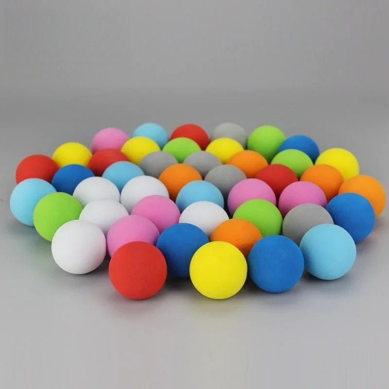 Golf Exercise Equipment - 50pcs Golf Balls Random Color EVA