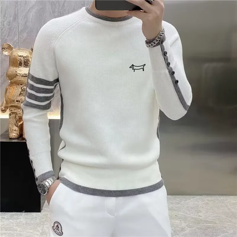 Golf Equipment Korea - Korean Men's Golf Knit Sweaters Fashion