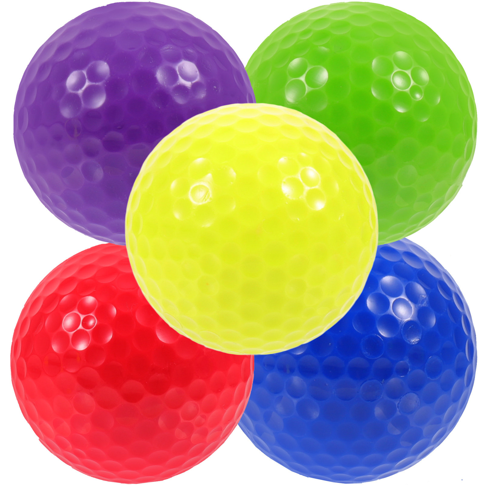 5 Pcs Plastic Practice Golf Ba - đánh giá và giá Golf Exercise Equipment