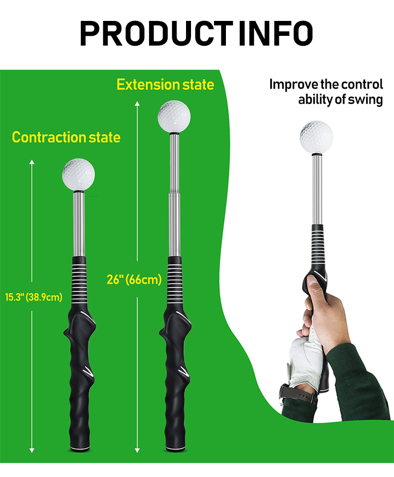 Golf Telescopic Swing Trainer  - đánh giá và giá Golf Exercise Equipment