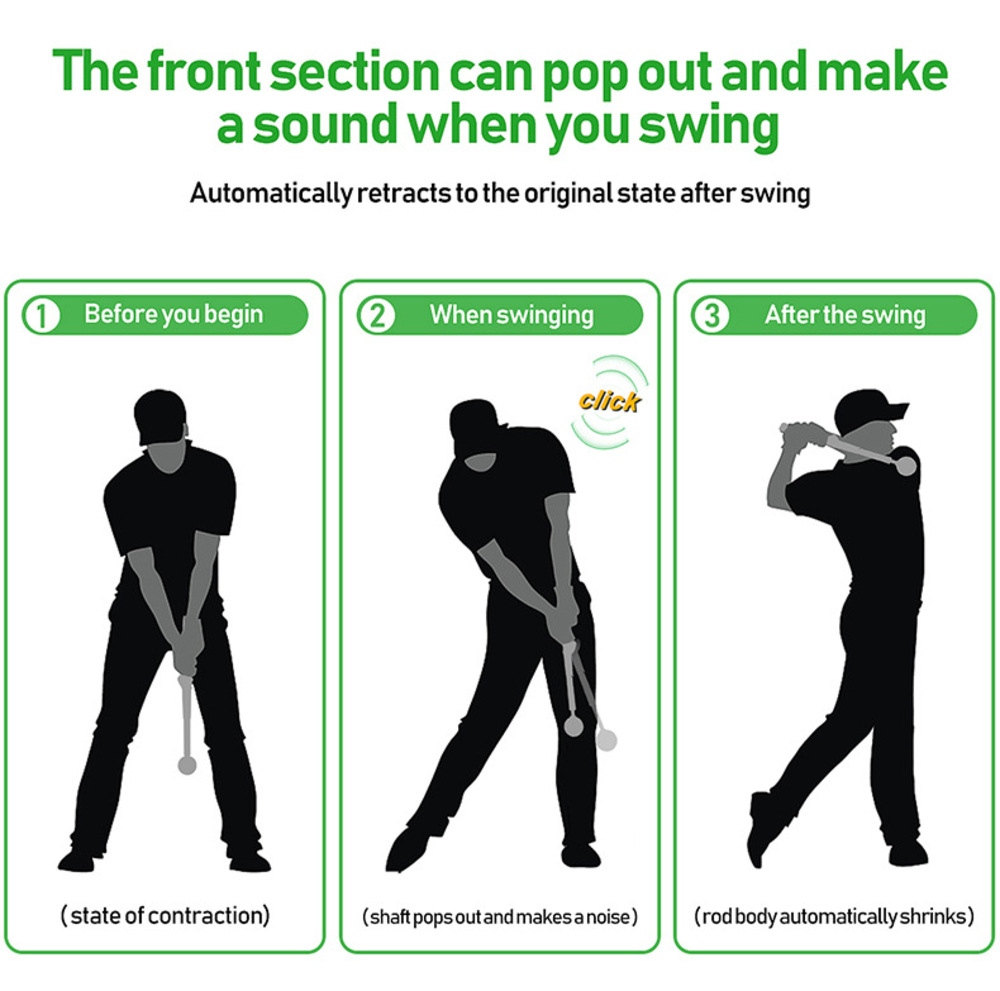 Golf Telescopic Swing Trainer  - đánh giá và giá Golf Exercise Equipment