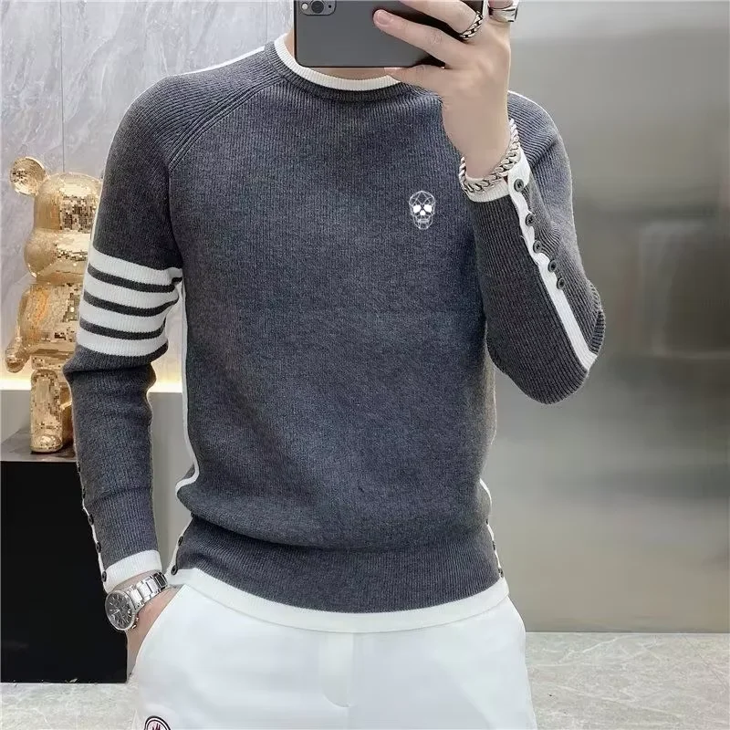 Korean Men's Golf Knit Sweater - đánh giá và giá Golf Equipment Korea