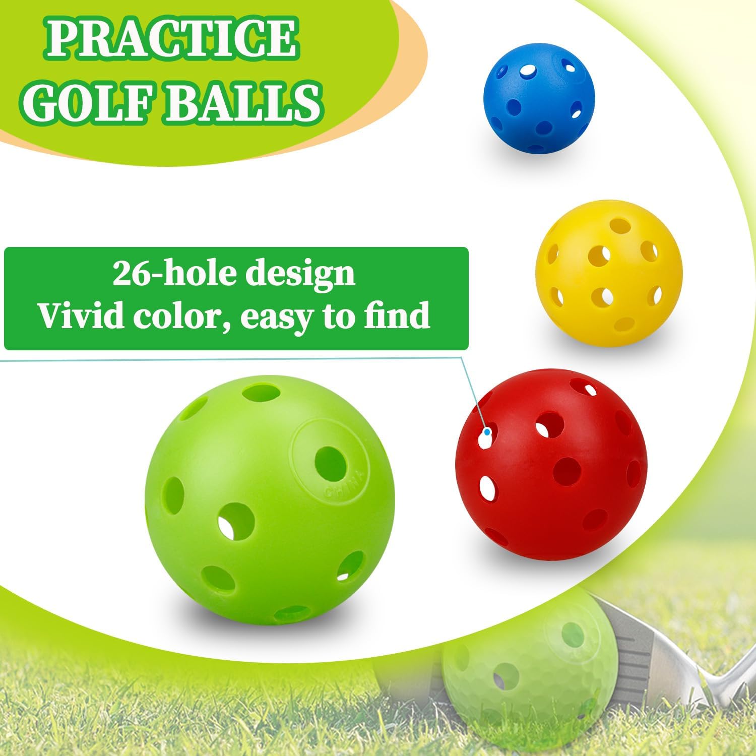 24 cái 42MM Luồng khí bằng nhự - đánh giá và giá Golf Exercise Equipment